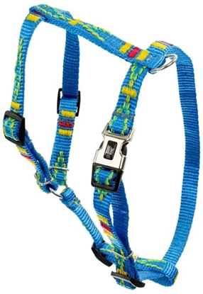 Attēls no Szelki dla psa, wzr etniczny, tama polipropylenowa, 25mm/70-90cm bkitna