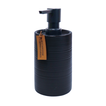 Attēls no Šķidro ziepju dozators melns, keramika