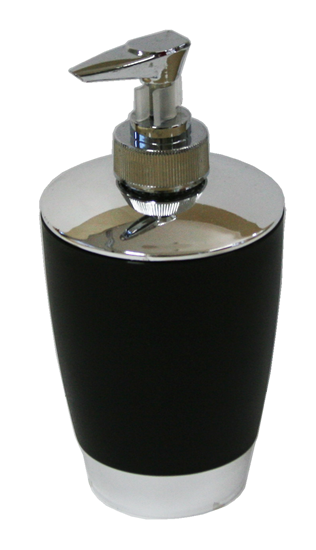 Picture of Šķidro ziepju dozators melns, plastmasas