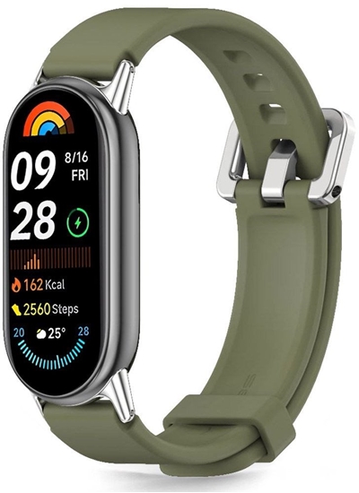 Picture of Tech-Protect Tech-Protect IconBand Classic strap for Xiaomi Smart Band 8 / 9 / 10 / NFC - green