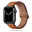 Attēls no Tech-Protect Tech-Protect LeatherFit Strap for Apple Watch 4 / 5 / 6 / 7 / 8 / 9 / SE / Ultra 1 / 2 (42/44/45/49 mm) - Brown