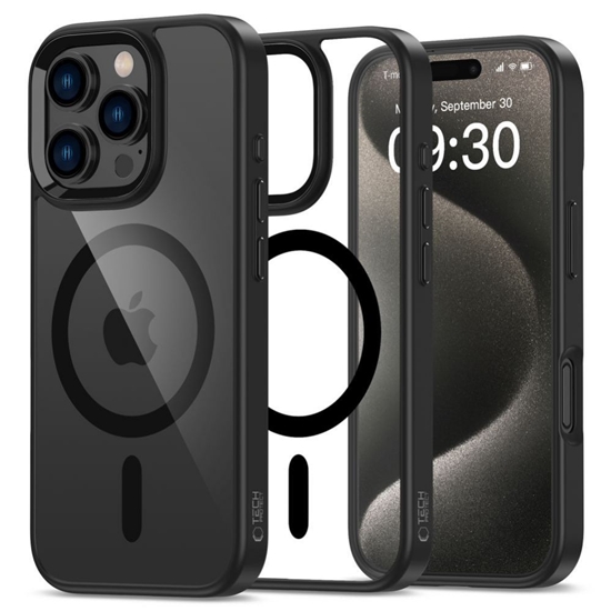 Picture of Tech-Protect Tech-Protect MagMat MagSafe iPhone 16 Pro Case - Clear