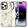 Изображение Tech-Protect Tech-Protect MagMood MagSafe case for iPhone 15 Pro - white daisies