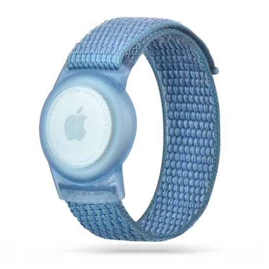 Picture of Tech-Protect Tech-Protect Nylon Strap for Kids for Apple AirTag - Blue