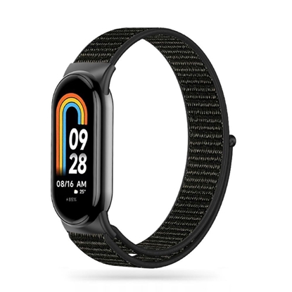 Attēls no Tech-Protect Tech-Protect Nylon Strap for Xiaomi Smart Band 8 / 8 NFC - Black