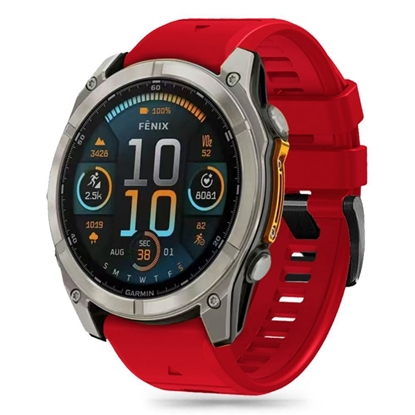 Attēls no Tech-Protect TECH-PROTECT SILICONE LINE GARMIN FENIX 5X / 5X PLUS / 6X / 6X PRO / 7X / 8 (51 MM) RED