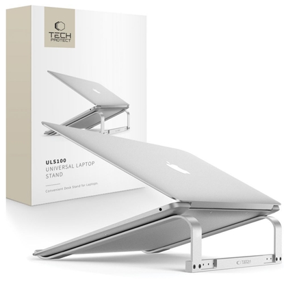 Attēls no Tech-Protect Tech-Protect ULS100 universal stand for laptops up to 16" - silver
