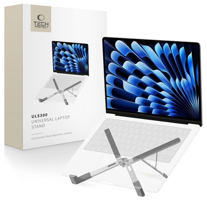 Attēls no Tech-Protect Tech-Protect ULS300 Laptop Stand - Silver