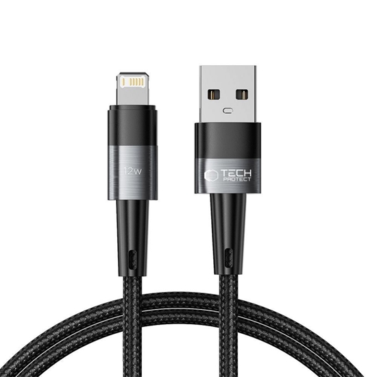 Picture of Tech-Protect Tech-Protect UltraBoost Lightning / Lightning cable 12W 2.4A 1m - gray