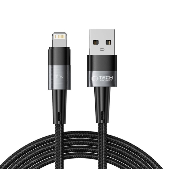 Picture of Tech-Protect Tech-Protect UltraBoost Lightning / Lightning cable 12W 2.4A 2m - gray