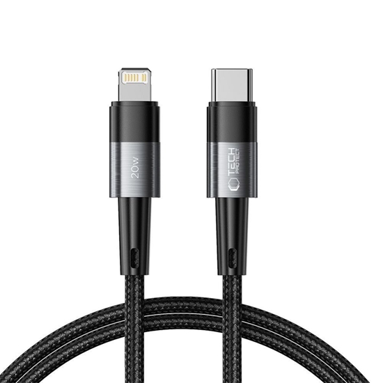 Picture of Tech-Protect Tech-Protect UltraBoost Lightning / USB-C PD cable 20W 3A 1m - gray