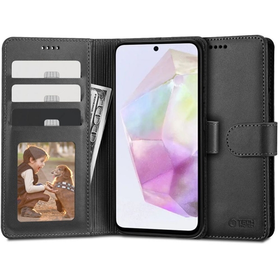 Picture of Tech-Protect Tech-Protect Wallet Case for Samsung Galaxy A35 5G - Black