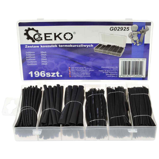 Picture of Termocauruļu komplekts meln. 196gb