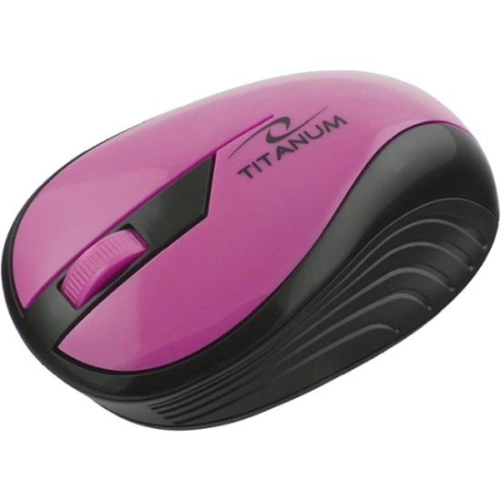 Picture of Titanium TM114P PINK 1000DPI OPTISKĀ BEZVADU DATOR