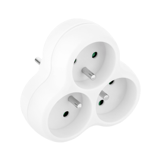 Picture of Tīkla sadalītājs x3 kontaktligzdas ar zemējumu | R-30CA