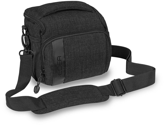 Изображение Torba Pedea Torba na aparat fotograficzny PEDEA DSLR Modna torba na aparat fotograficzny z wodoodporn oson przeciwdeszczow, paskiem na rami i przegródkami naAkcesoria (rozmiar M, czarny)