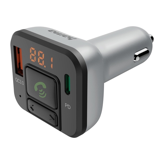 Picture of Transmiter FM z bluetooth i ładowarką 20W 