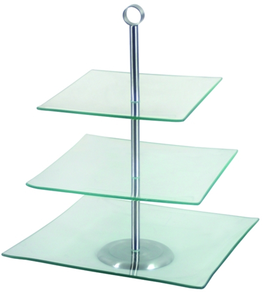 Picture of Trauks servēšanas ar 3 stāviem Laura stikla