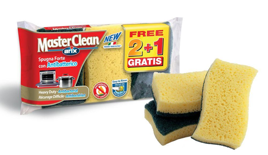 Picture of Trauku tīrāmais sūklis MasterClean antibakt.3gb (1