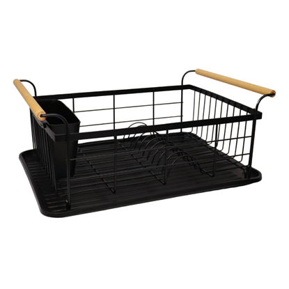 Attēls no Trauku žāvētājs Ellis 44x32x19cm, melns