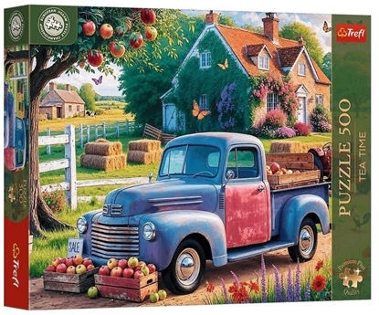 Изображение Trefl Puzzle Premium Plus Quality, Mistrzostwa Europy, Tea Time: Samochód farmera 500 elementów (37612)