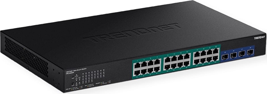 Изображение Trendnet 28-Port Gigabit Web Smart PoE+ Switch w.10G SFP+