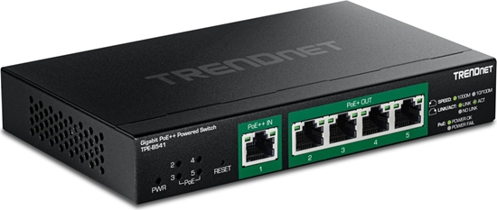 Picture of Trendnet 5-Port Gigabit PoE++ Powered Managed Switch PoE PT