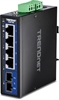 Picture of Trendnet 5-Port Hardened Industrial Gigabit DIN-Rail Switch