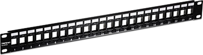 Attēls no Trendnet Patchpanel 24 port Blank Cat6 1U 19" rackmount