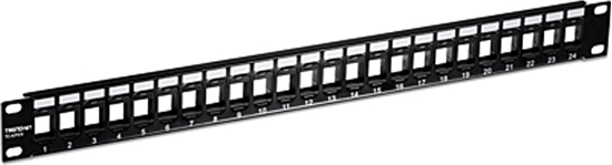 Picture of Trendnet Patchpanel 24 port Blank Cat6 1U 19" rackmount