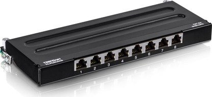 Attēls no Trendnet Patchpanel 8-Port Cat6A ungeschirmt (10" wide)