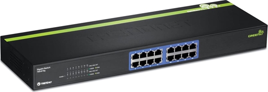 Изображение Trendnet Switch 16 Port Gbit 19" Metall