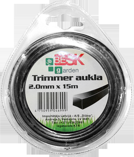 Изображение Trimmera aukla 2.0mm*15m kvadr.