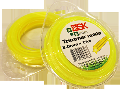 Изображение Trimmera aukla 2.0mm*15m zvaigzne