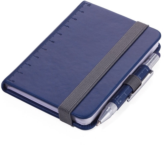 Picture of TROIKA Notizblock LILIPAD+LILIPUT TOOL PEN dunkelblau