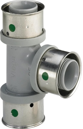 Attēls no Trójnik 25 x 25 x 16 tworzywo sztuczne / szarycznik do rur