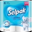 Picture of Tualetes papīrs SELPAK, 2 slāņi, 18m, 150 loksnes, 4 ruļļi
