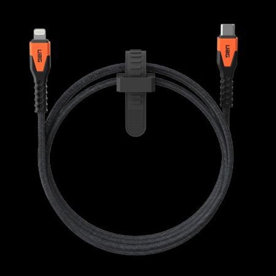 Picture of UAG UAG Rugged Cable USB-C - Lightning 30W 1.5 m - orange