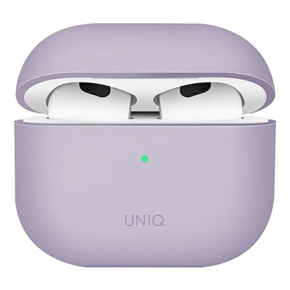 Attēls no UNIQ etui Lino AirPods 3 gen. Silicone lawendowy|l