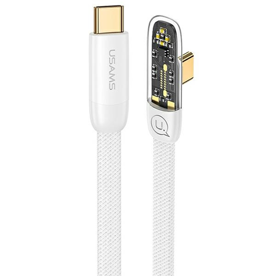 Picture of USAMS Kabel kątowy USB-C na USB-C PD 100W Fast Cha