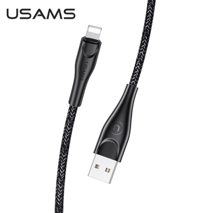 Picture of USAMS Kabel pleciony U41 lightning 3m 2A czarny|bl