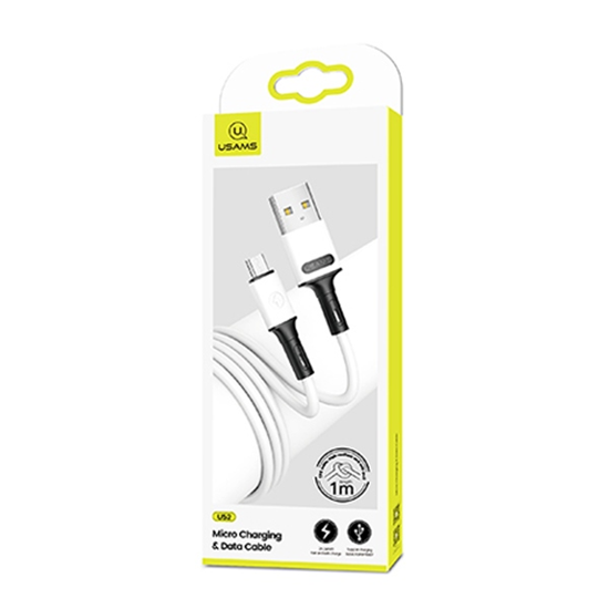 Picture of USAMS Kabel U52 microUSB 2A Fast Charge 1m biały|w
