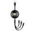 Attēls no USAMS Kabel U69 3w1 1m czarny|black (lightning|mic