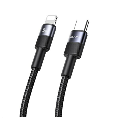 Изображение USAMS Kabel USB-C na Lightning 30W 1.2m   Aluminum