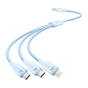 Picture of Kabel USB 2.0 A do 3w1 3A Vention CTPLG 1.5M (niebieski)