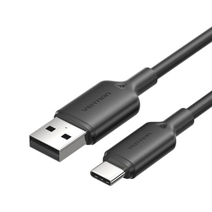 Picture of USB 2.0 A to USB-C 3A cable Vention CTQBH 2M (blac