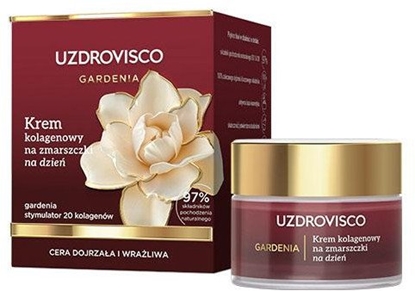 Attēls no UZDROVISCO_Gardenia krem kolagenowy na zmarszczki na dzie 50ml