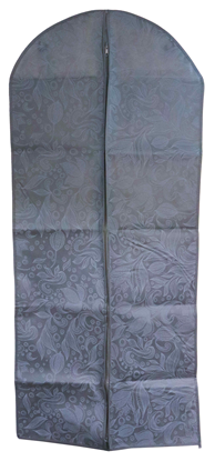 Attēls no Uzglabāšanas maiss drēbēm 60x135cm, pelēks ar raks
