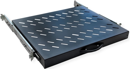 Attēls no Value 19" 1U Extendable Sliding Shelf for Cabinets, 420 x 700 mm, max. load 25 kg