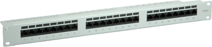 Picture of Komutācijas panelis 19", 6kat., 24P, UTP, pelēks, Value